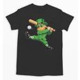 Retro Leprechaun Baseball St Patricks Day Sport Men Boy Kids Unisex T-Shirt