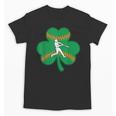 Retro Shamrock Baseball St Patricks Day Men Women Boys Girls Unisex T-Shirt