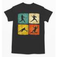 Retro Style Baseball Lover Playing Men Women Kids Baseball Unisex T-Shirt