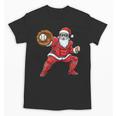 Santa Playing Baseball Baseball Lover Baseballer Xmas Unisex T-Shirt Santa Playing Baseball Baseball Lover Baseballer Xmas Unisex T-Shirt