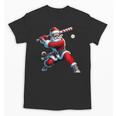 Santa Playing Baseball Men Boys Christmas Baseball Player Unisex T-Shirt Santa Playing Baseball Men Boys Christmas Baseball Player Unisex T-Shirt