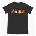 Santa Sports Boys Xmas Baseball Football Softball Basketball Unisex T-Shirt Santa Sports Boys Xmas Baseball Football Softball Basketball Unisex T-Shirt