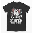 Senior Sister Class Of 2026 Baseball Graduation Heart Unisex T-Shirt Senior Sister Class Of 2026 Baseball Graduation Heart Unisex T-Shirt