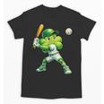 Shamrock Playing Baseball St Patricks Day Men Boys Kid Unisex T-Shirt Shamrock Playing Baseball St Patricks Day Men Boys Kid Unisex T-Shirt