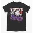 Sister Rookie Of Year 1st Birthday Baseball Theme Matching Unisex T-Shirt