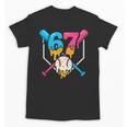 Six Seven Baseball Ice Cream Drip Cool 67 Gen Alpha Slang Unisex T-Shirt Six Seven Baseball Ice Cream Drip Cool 67 Gen Alpha Slang Unisex T-Shirt