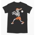 Skeleton Batting Baseball Halloween Unisex T-Shirt