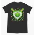 St Patrick Day Baseball Drip Ice Cream Boys Men Unisex T-Shirt