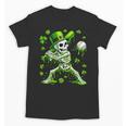St Patricks Day Baseball Skeleton Irish Leprechaun Hat Boys Unisex T-Shirt