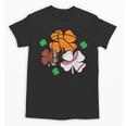 St Patricks Day Shamrock Basketball Baseball Men Boys Kids Unisex T-Shirt St Patricks Day Shamrock Basketball Baseball Men Boys Kids Unisex T-Shirt