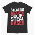 Stealing Hearts Like I Steal Bases Cute Baseball Kids Unisex T-Shirt Stealing Hearts Like I Steal Bases Cute Baseball Kids Unisex T-Shirt