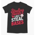 Stealing Hearts Like I Steal Bases Cute Baseball Valentine Unisex T-Shirt Stealing Hearts Like I Steal Bases Cute Baseball Valentine Unisex T-Shirt