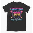 I Survived 100 Days Of School Baseball 100th Day Kids Girls Unisex T-Shirt I Survived 100 Days Of School Baseball 100th Day Kids Girls Unisex T-Shirt