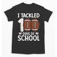 I Tackled 100 Days Of School Baseball Player Kids Teacher Unisex T-Shirt