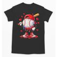 Valentine Baseball Heart Drip Sport Love Valentines Day Boys Unisex T-Shirt Valentine Baseball Heart Drip Sport Love Valentines Day Boys Unisex T-Shirt