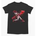 Valentine Baseball Player Drip Unisex T-Shirt Valentine Baseball Player Drip Unisex T-Shirt