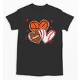 Valentines Baseball Basketball Football Heart Boy Men Unisex T-Shirt Valentines Baseball Basketball Football Heart Boy Men Unisex T-Shirt