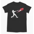 Valentines Day Baseball Batter Silhouette Heart Unisex T-Shirt Valentines Day Baseball Batter Silhouette Heart Unisex T-Shirt