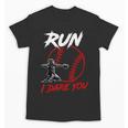 Vintage Baseball Catcher Boys Go Ahead Run I Dare You Unisex T-Shirt