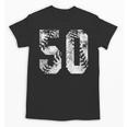 Vintage Baseball Number 50 Jersey Player Uniform Unisex T-Shirt