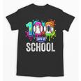 Women's 100 Days Of School Dripping Baseball Boys Kids Teacher Unisex T-Shirt Women's 100 Days Of School Dripping Baseball Boys Kids Teacher Unisex T-Shirt