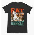Women's Eat Sleep Baseball Repeat Vintage Player Sport Lover Retro Unisex T-Shirt Women's Eat Sleep Baseball Repeat Vintage Player Sport Lover Retro Unisex T-Shirt