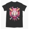 Women's Valentines Day Baseball Boys Ice Cream Drip Heart Youth Kids Unisex T-Shirt Women's Valentines Day Baseball Boys Ice Cream Drip Heart Youth Kids Unisex T-Shirt