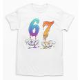 67 Meme Baseball Kids Girls Humor Number 6 7 Unisex T-Shirt