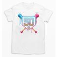 Baseball 50 Year Old Ice Cream Drip 50th Birthday Number 50 Unisex T-Shirt Baseball 50 Year Old Ice Cream Drip 50th Birthday Number 50 Unisex T-Shirt