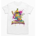 Baseball Banana Splatter Sports Kids Teens Premium Tri-Blend Unisex T-Shirt