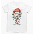 Baseball Christmas Ball Hat Snow Winter Premium Tri-Blend Unisex T-Shirt