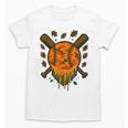 Baseball Drip Ice Cream Dripping Blaze Hunter Orange Camo Unisex T-Shirt Baseball Drip Ice Cream Dripping Blaze Hunter Orange Camo Unisex T-Shirt