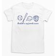 Baseball Is My Favorite Season Sports Minimalist Line Art Unisex T-Shirt Baseball Is My Favorite Season Sports Minimalist Line Art Unisex T-Shirt
