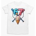 Baseball Ice Cream Drip 67 Six Seven Gen Alpha Slang Meme Unisex T-Shirt Baseball Ice Cream Drip 67 Six Seven Gen Alpha Slang Meme Unisex T-Shirt