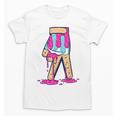 Baseball Ice Cream Drip Boys Glove Sprinkles Baseball Lover Unisex T-Shirt