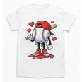 Baseball Ice Cream Drip Valentines Day Sports For Kids Boys Unisex T-Shirt Baseball Ice Cream Drip Valentines Day Sports For Kids Boys Unisex T-Shirt