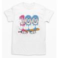 Baseball Player 100 Days Of School Sports Ice Cream Drip Premium Tri-Blend Unisex T-Shirt Baseball Player 100 Days Of School Sports Ice Cream Drip Premium Tri-Blend Unisex T-Shirt