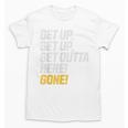 Baseball Player Get Up Get Outta Here Gone Home Run Unisex T-Shirt