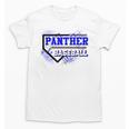 Blue Panther Baseball Home Plate Game Day Mascot Panther Unisex T-Shirt Blue Panther Baseball Home Plate Game Day Mascot Panther Unisex T-Shirt