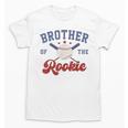 Brother Of Rookie 1st Birthday Baseball Boy Family Matching Unisex T-Shirt Brother Of Rookie 1st Birthday Baseball Boy Family Matching Unisex T-Shirt