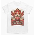Chinese New Year 2026 Fire Horse Celebration Raglan Baseball Tee Unisex T-Shirt