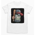 Cool Dollar Bill Guy With Cap And Baseball Costume Premium Tri-Blend Unisex T-Shirt