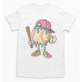 Cute Baseball Ice Cream Drip For Girls & Boys 2 Sides Unisex T-Shirt
