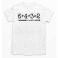 Double Play 6 4 3 2 Vintage Baseball Math Softball Player Premium Tri-Blend Unisex T-Shirt