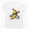 Lets Go Bananas Baseball Retro Sports Boys Kids Men Youth Premium Tri-Blend Unisex T-Shirt