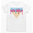 Ice Cream Baseball Cone Dripping Sprinkles Kids Boys Summer Premium Tri-Blend Unisex T-Shirt