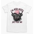 I'm Head Heffa Just Ask Me Bossy Highland Cow Baseball Cap Unisex T-Shirt
