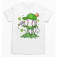Kids Boys Happy St Patricks Day Kids Baseball Ice Cream Drip Unisex T-Shirt