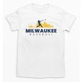 Milwaukee Baseball Minimalist City Skyline Baseball Lover Unisex T-Shirt Milwaukee Baseball Minimalist City Skyline Baseball Lover Unisex T-Shirt