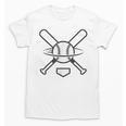 Minimalist Baseball Clean Sports Graphic Tee For Fan Players Unisex T-Shirt
